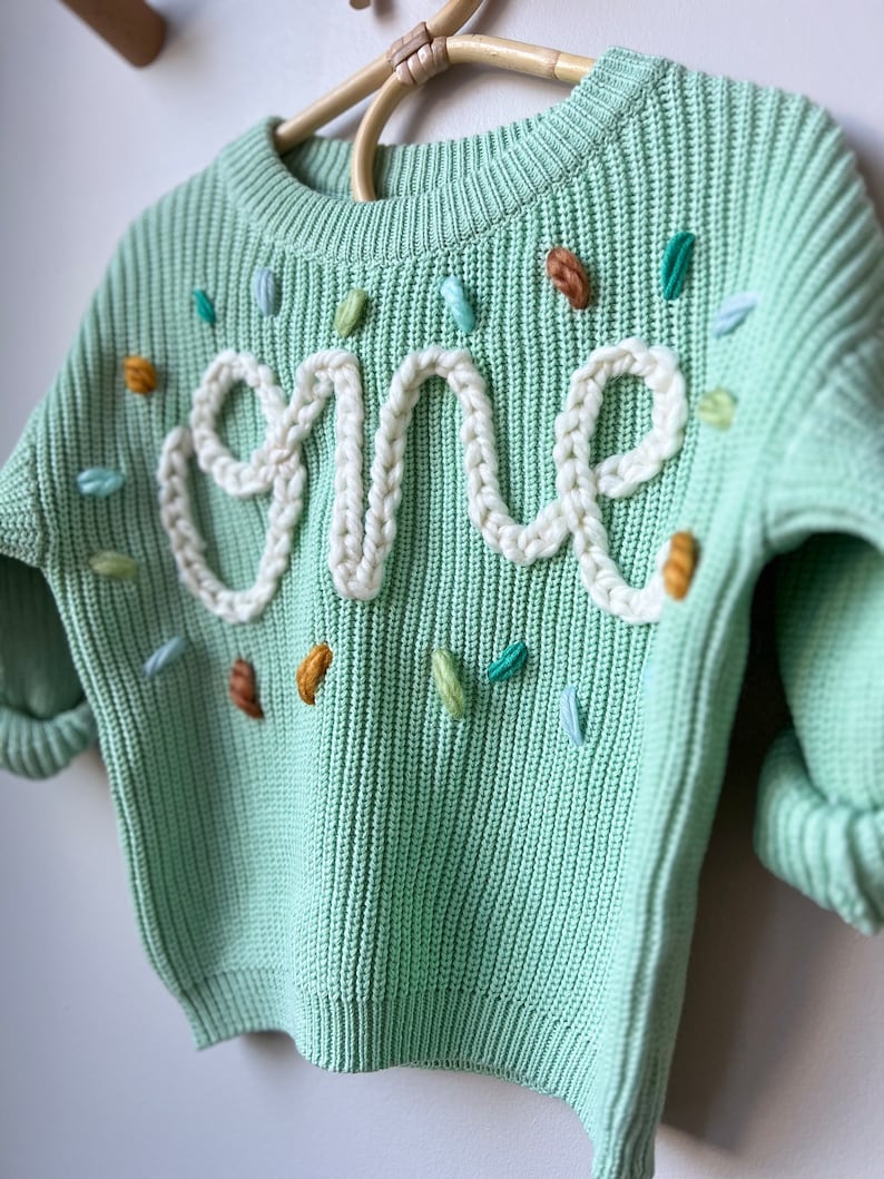 Custom birthday sweater, one year old birthday, two year old birthday, birthday sweater, baby birthday image 6