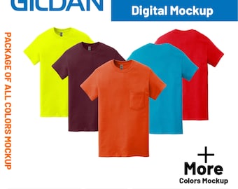 Gildan Mockup 5300, Gildan 5300, gildan mockup, G5300, Gildan t shirts mockup 5300