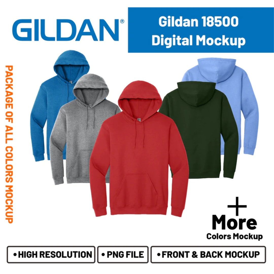 Gildan Herren Kapuzen-Sweatshirt G18500 – Schweres Mischgewebe, Farbe Ameisensaphir Gildan Herren Kapuzen-Sweatshirt G18500 – Schweres Mischgewebe, Farbe Ameisensaphir