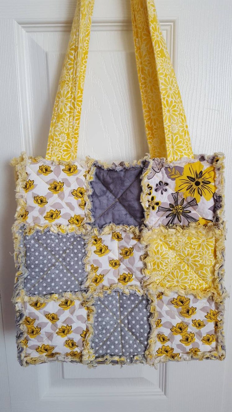 Quilted Rag Purse Fabric Purse Quilted Tote Fabric Tote - Etsy