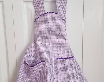 girls apron, child apron, apron, apron for girl, apron for child, play apron, gift for girl