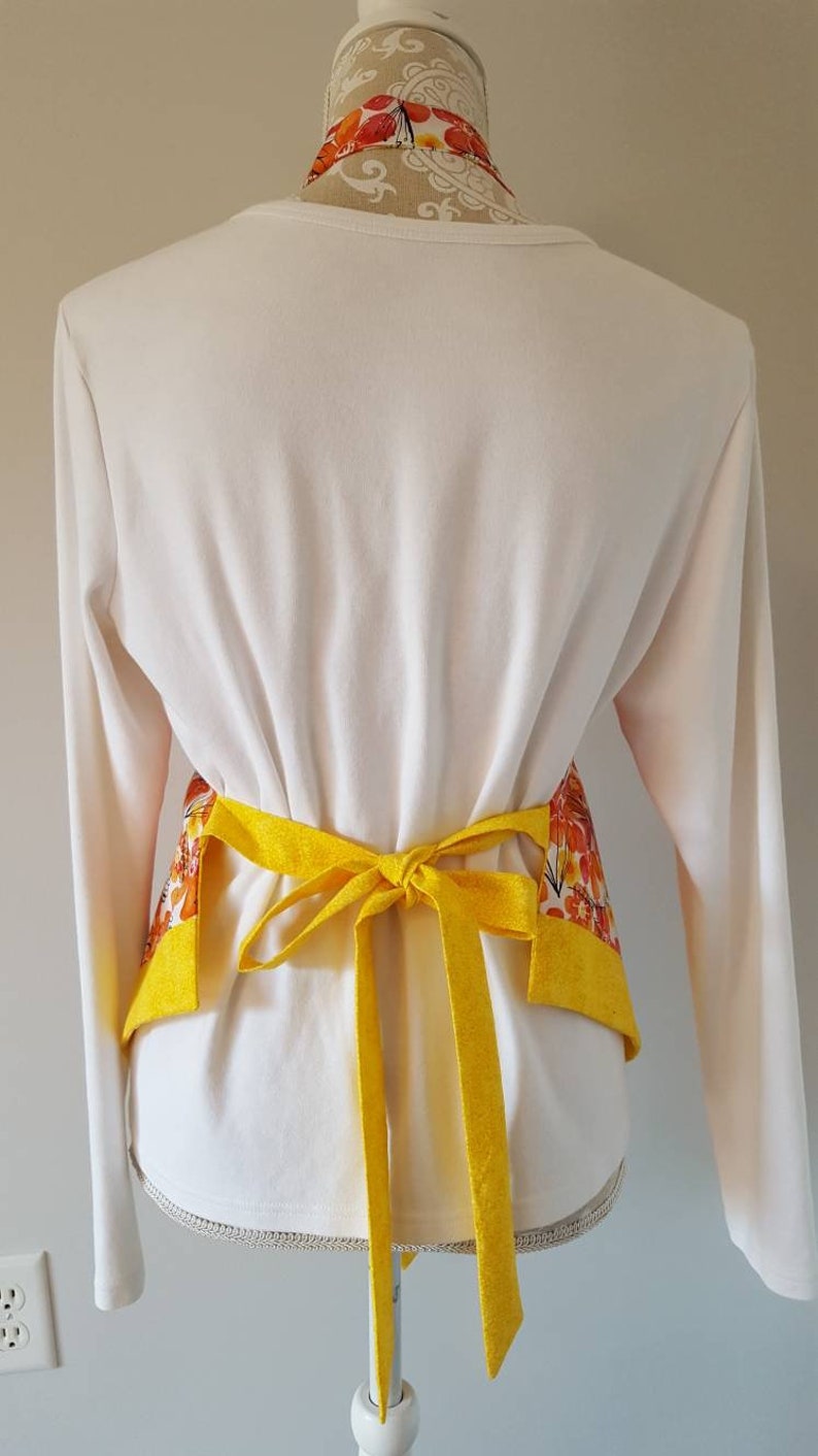 Ladies apron fabric apron kitchen apron gift for cook