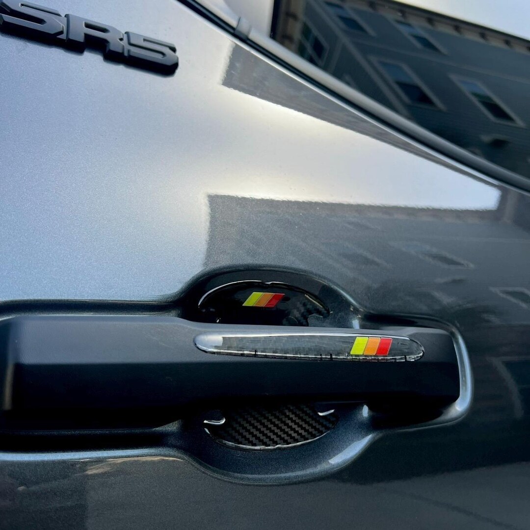 Protect Your Handles in Style – Carbon Fiber Handle Cup & Strip Sticker ...