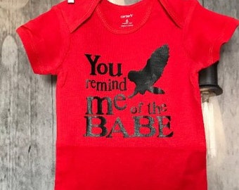 You Remind Me of the Babe - Labyrinth - owl - baby bodysuit - toddler - Youth Tee - 80s - Adult - Pop Culture