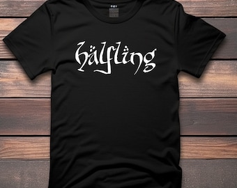 Halfling - adult - t-shirt -nerdy - elves -