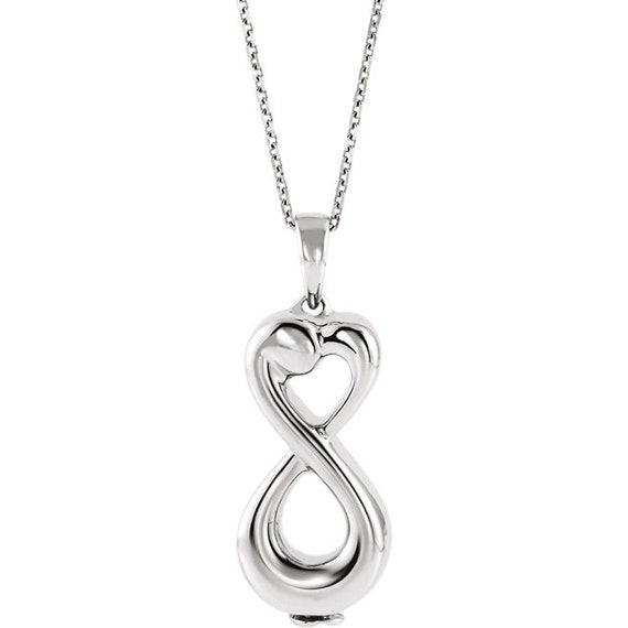 Infinity-Inspired Ash Holder Necklace Infinity-Inspired Ash Holder Necklace