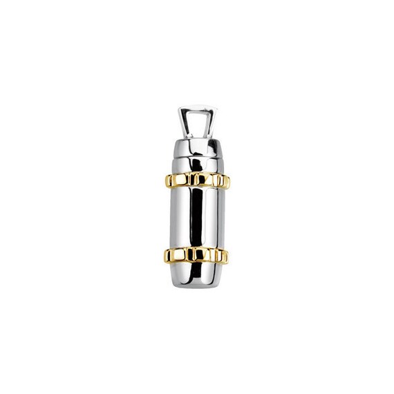 14k Solid Gold Ash Holder Necklace 