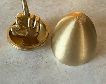 Gyllene långfinger påskägg skämt gåva