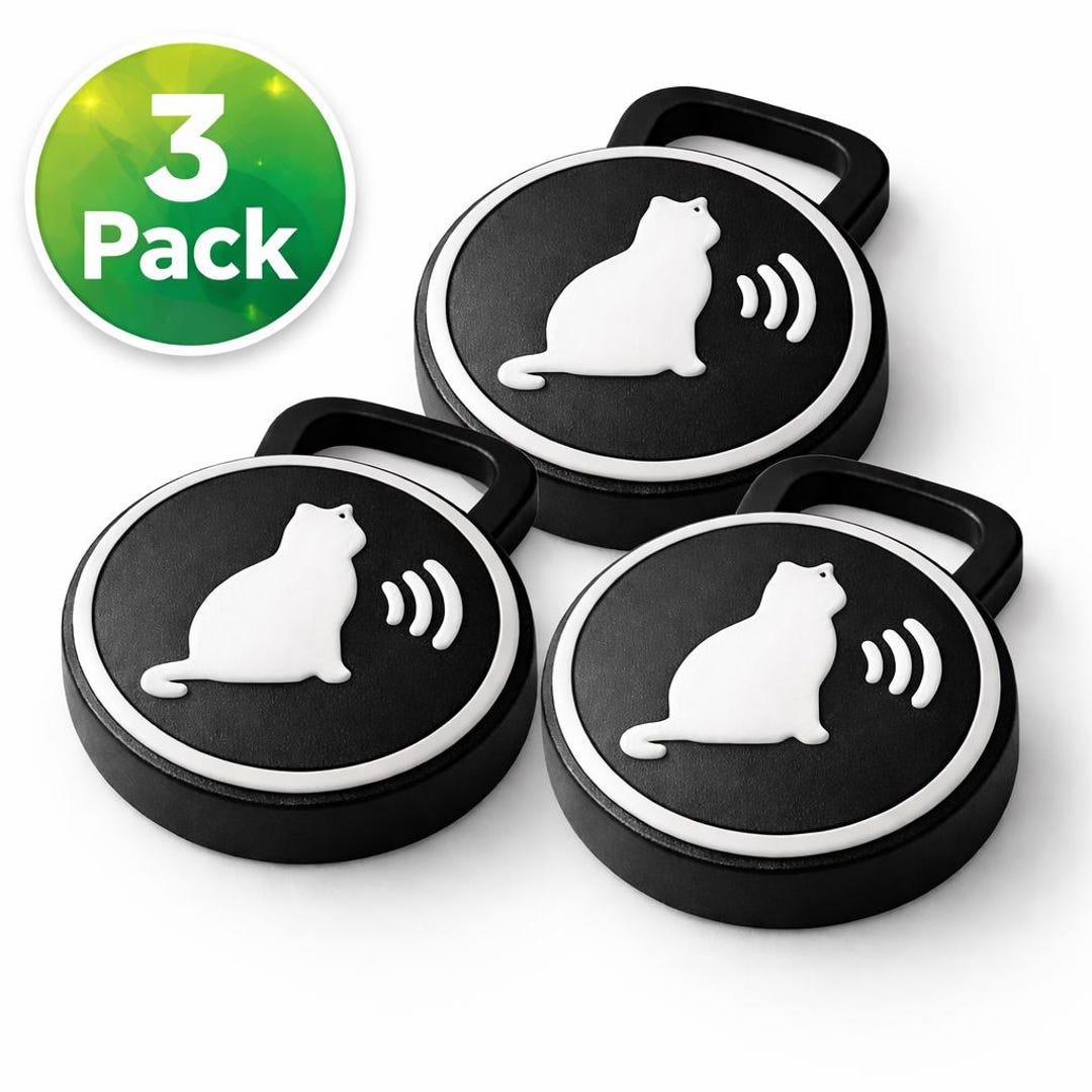 Cat NFC ID Tag – Smart Pet ID Tag (3 Pack) | No App Required | Scan to ...