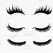Lashes SVG Lashes sign Lashes clipart Cricut Silhouette Digital files