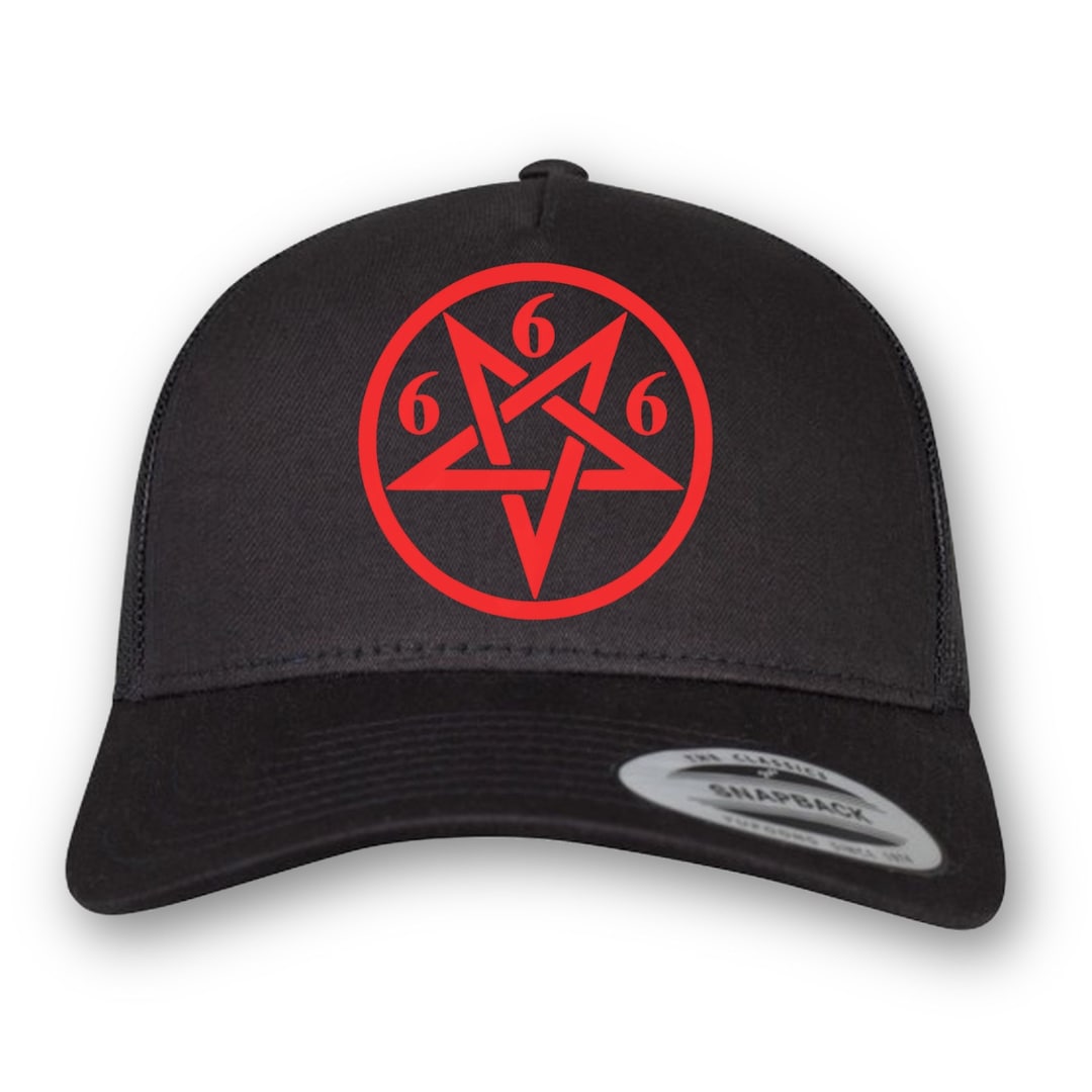 666 Caps 666 Pentagram Hat - Etsy