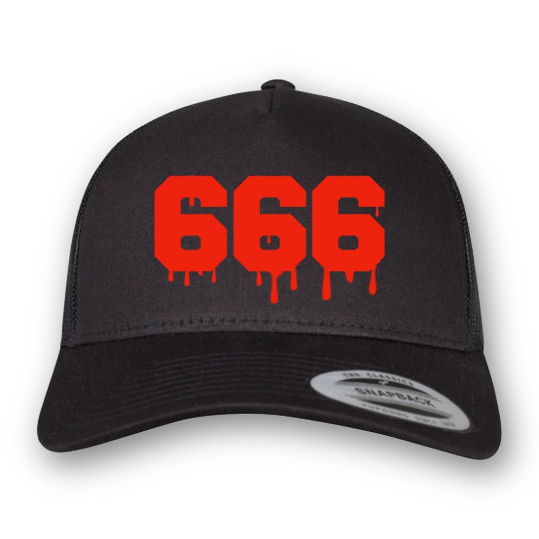 666 Caps 666 Dripping Hat - Etsy