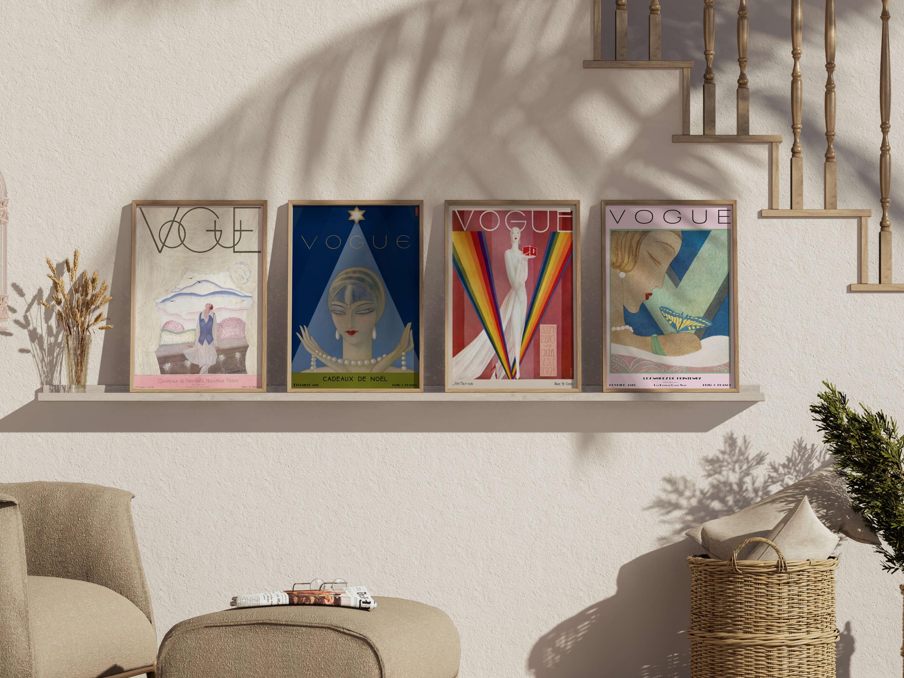 1920's vogue print - Etsy 日本