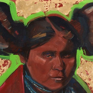 Hopi Madonna,  Print from an Original Oil Painting, New Mexico Painting, Southwest Art, Fine Art Prints, Wall Art, New Mexico Decor, Indians