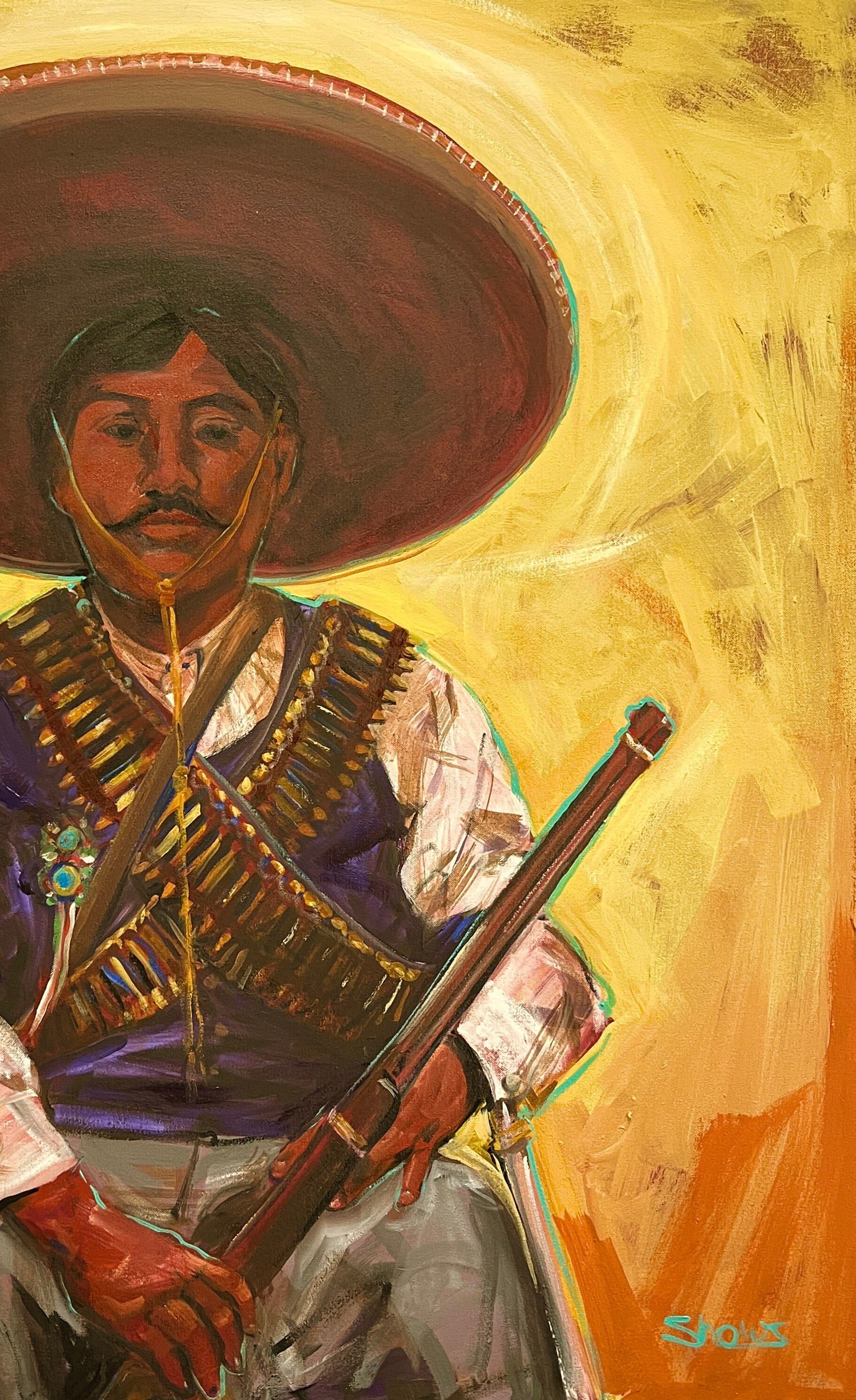 The Spirit of General Guataloupe Narvaez, Fine Art Prints, Mexican