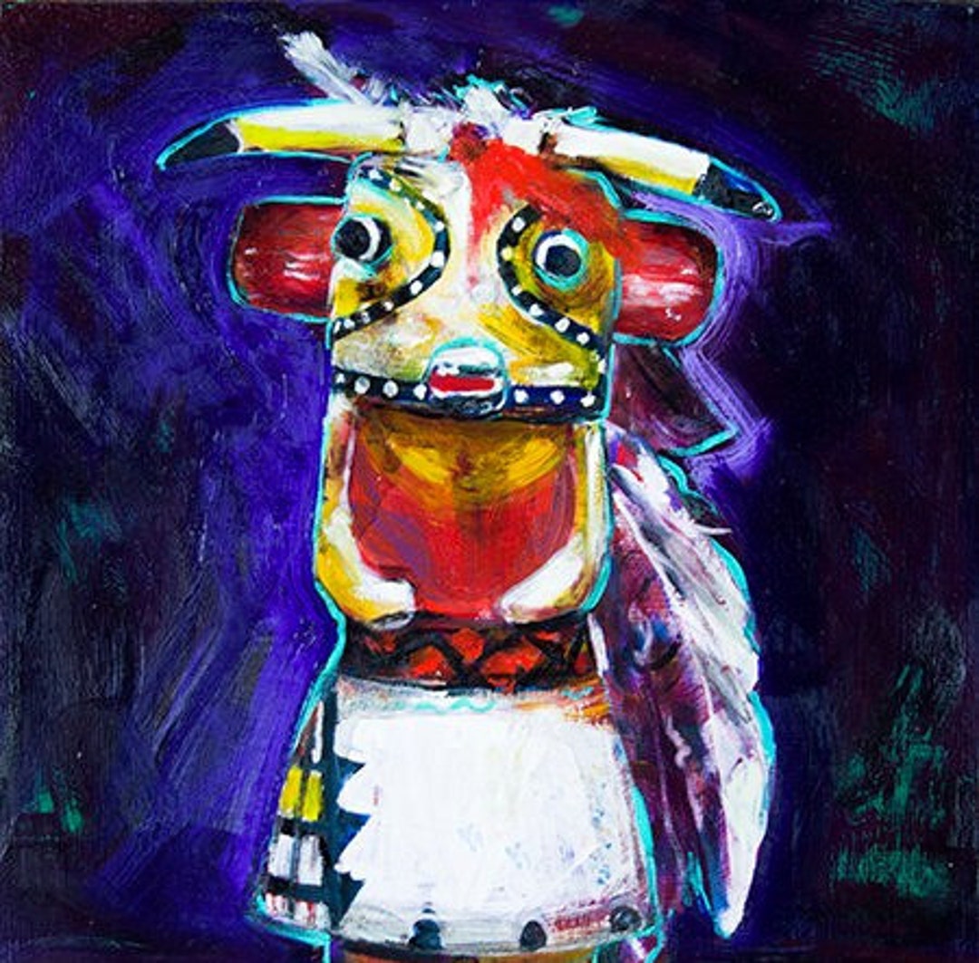 Wakas, Hopi Kachina, Kachina of Cows, Digital Prints, Fine Art Print ...