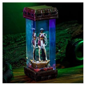 N.ie.r Aut.om.ata Figure Epoxy lamp N.ier Aut.om.ata diorama resin Lamp Terrarium Personalized Night Light miniature Gamer Gifts