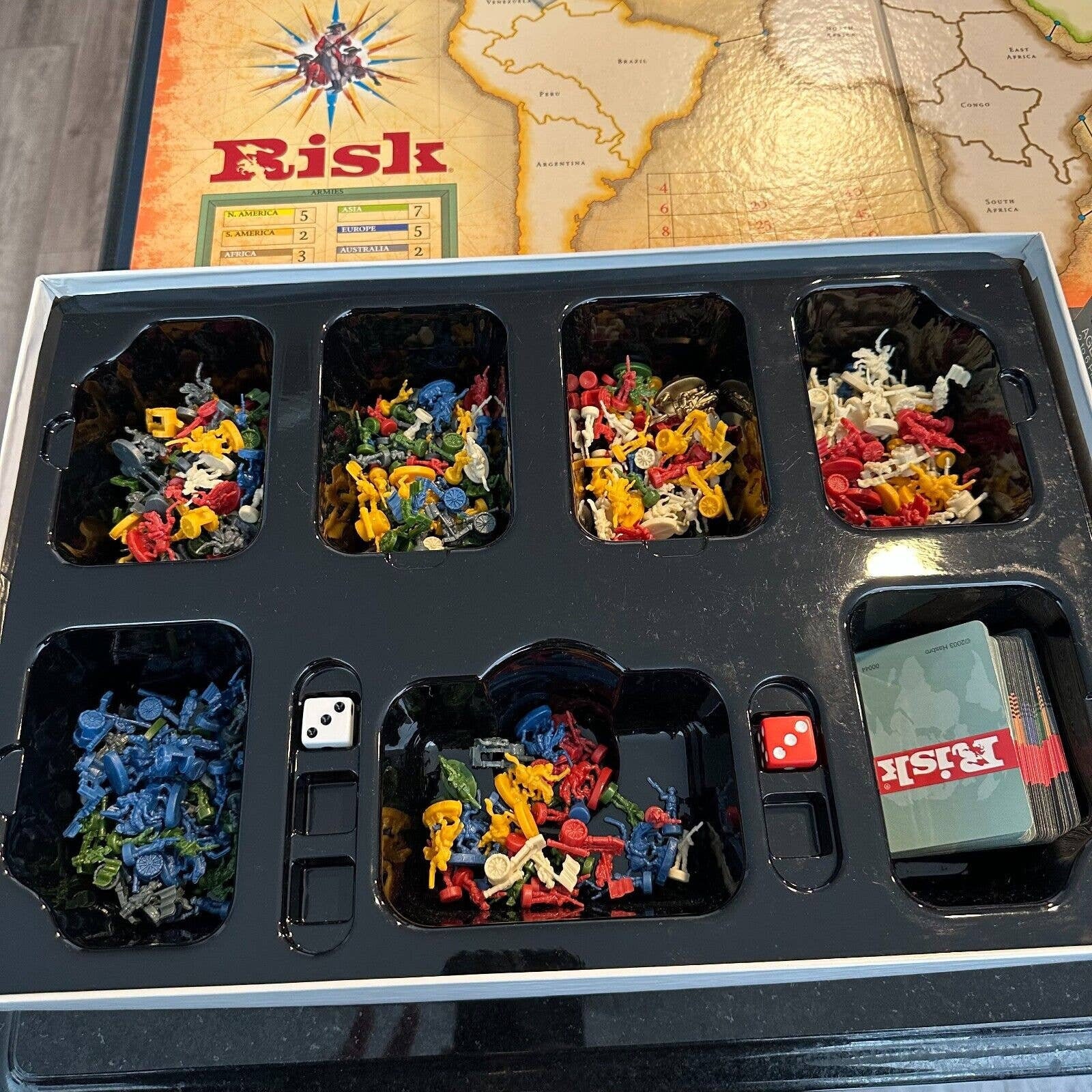 Risk Board Game the Game of Global Domination 2003 Parker Brothers - Etsy