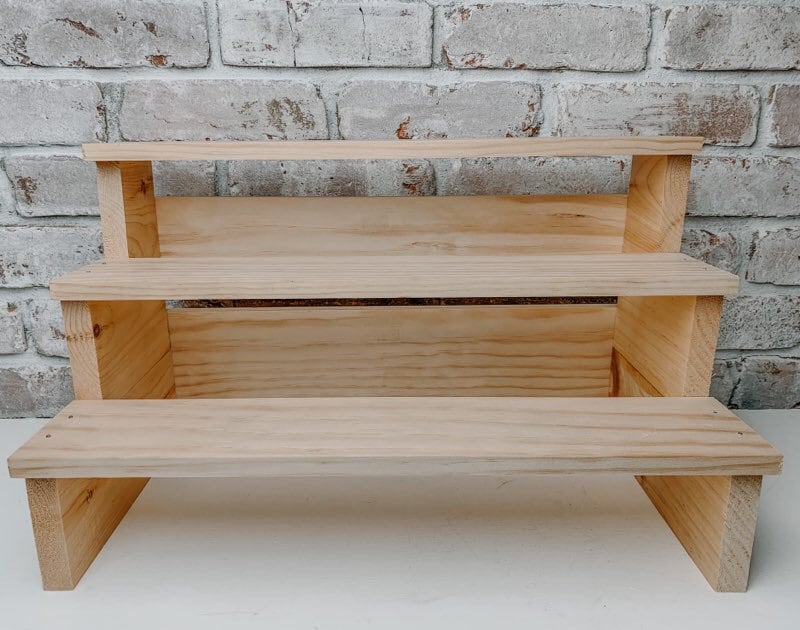 Unfinished Wood Soap or Product Display Shelf, Craft Show Display