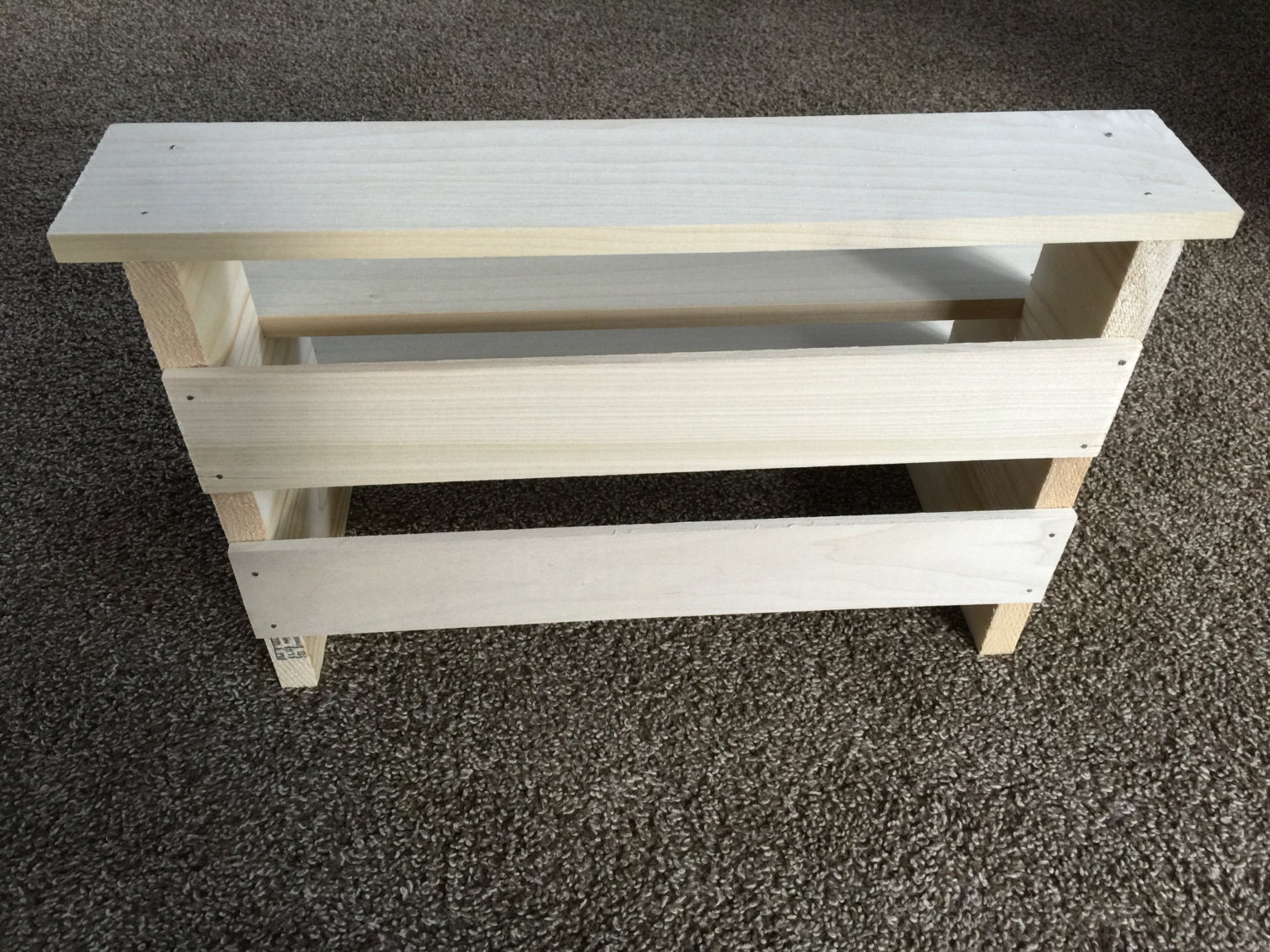 Unfinished Wood Soap or Product Display Shelf, Craft Show Display