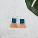 J Wisc reviewed Mini Teal and Copper Earrings