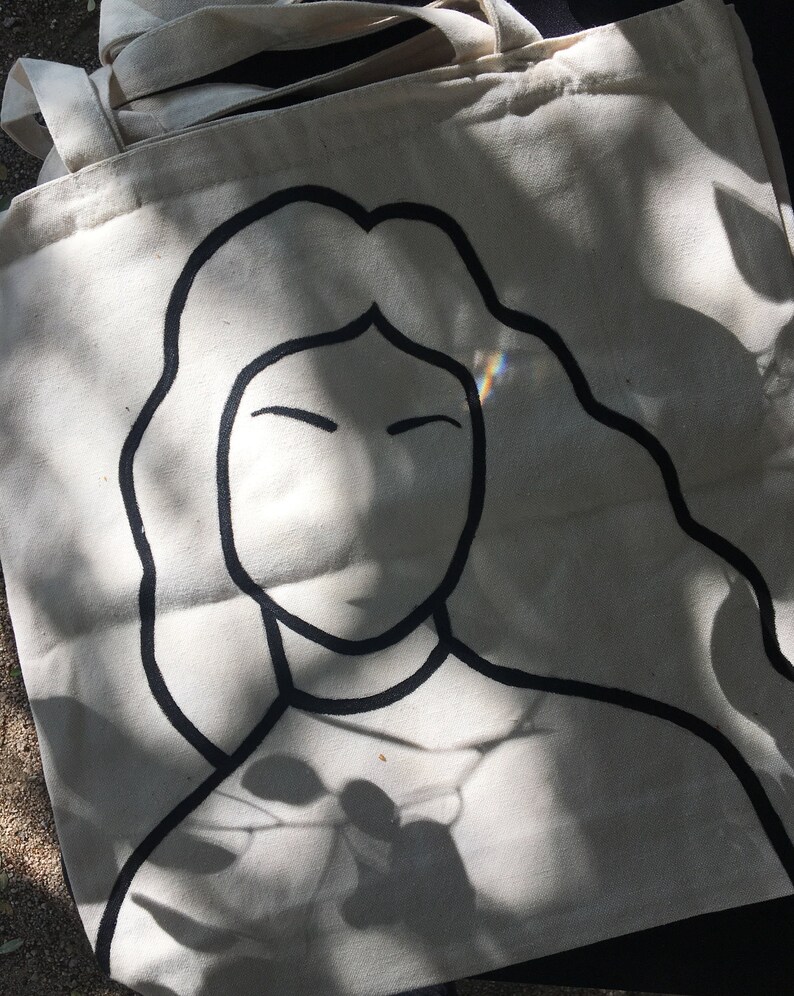 Hand painted Tote