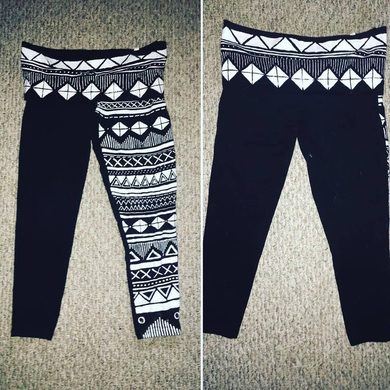 Jester Hand Painted Leggings