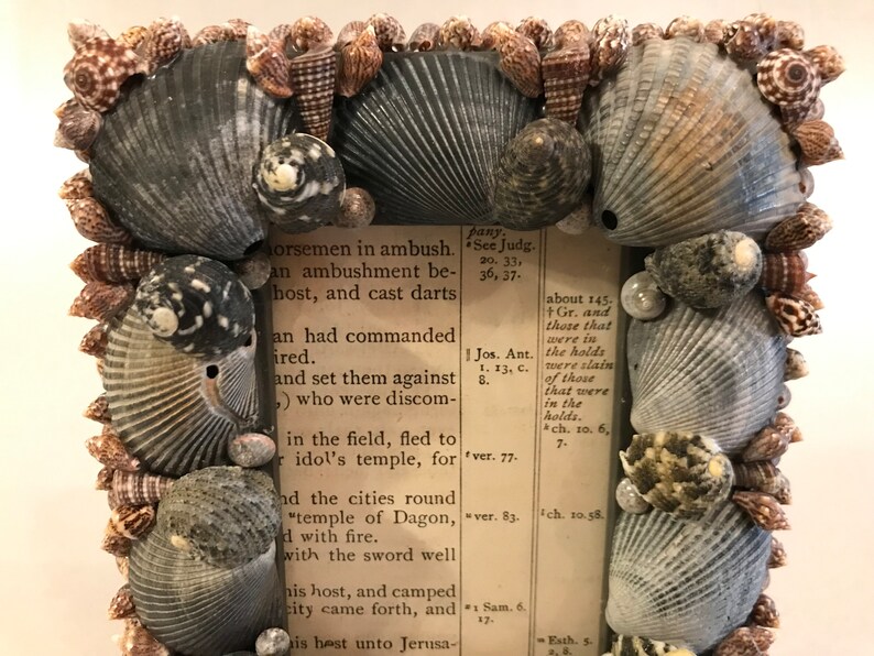 Handmade Shell Frame Seashell Picture Frame Sea Shell Photo - Etsy