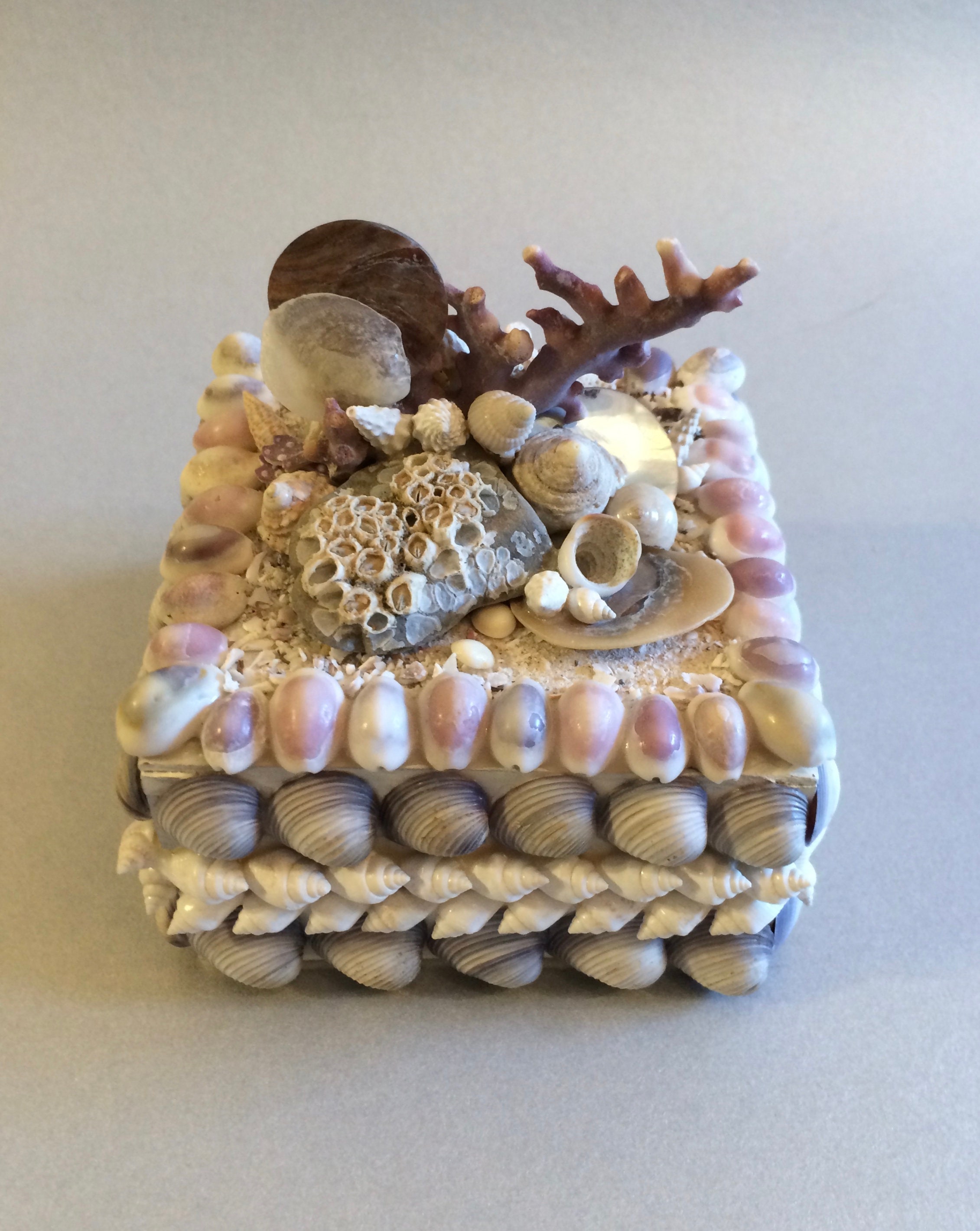 Lavender Series Handmade Seashell Boxes With Hand Picked Shells ...