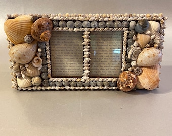 One of a Kind Handmade Seashell Picture Frame