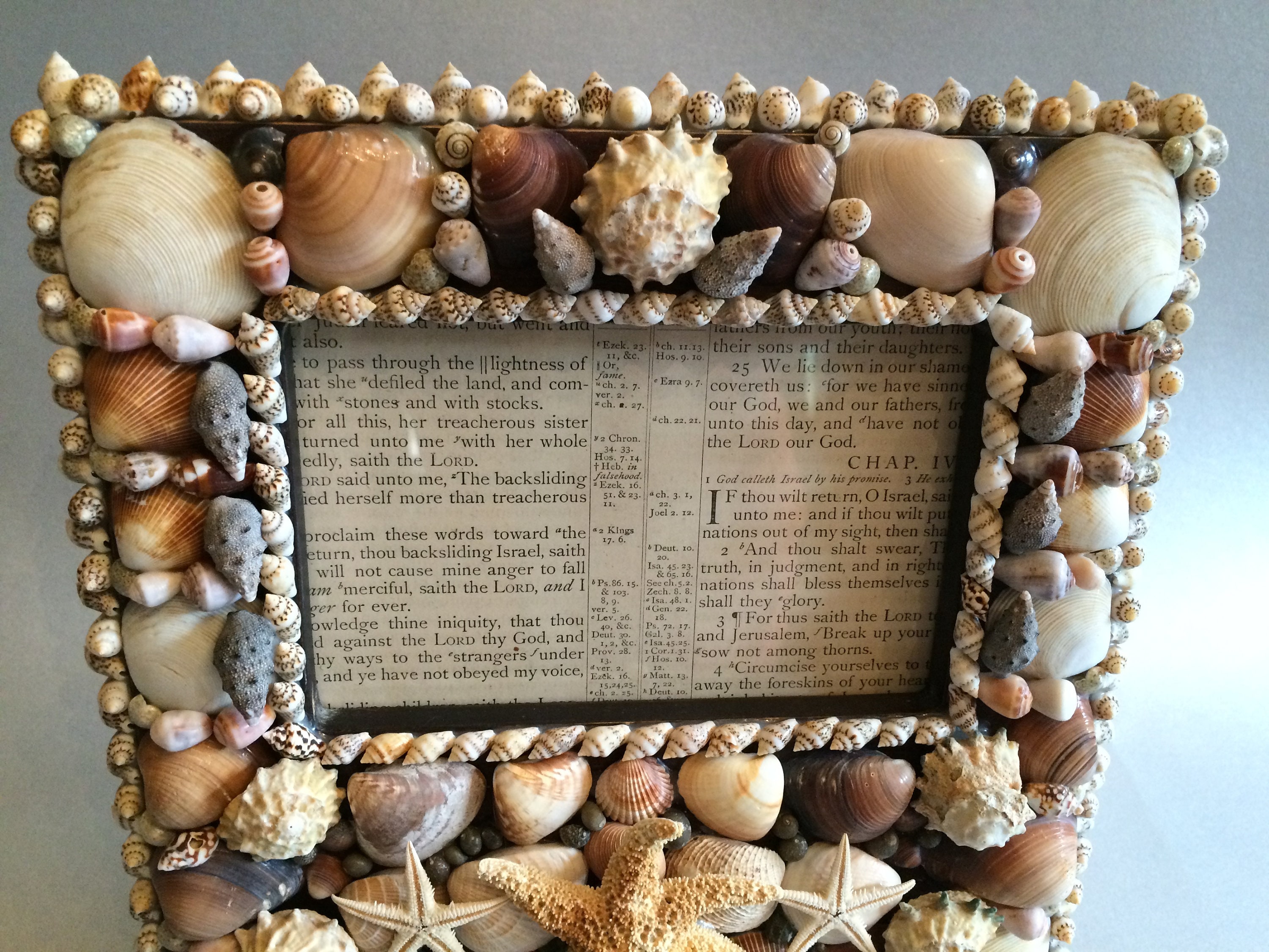 Handmade Shell Frame Embellished Seashell Frame Decorative 