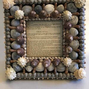 Handmade Shell Frame, One of a Kind Seashell Frame - Etsy