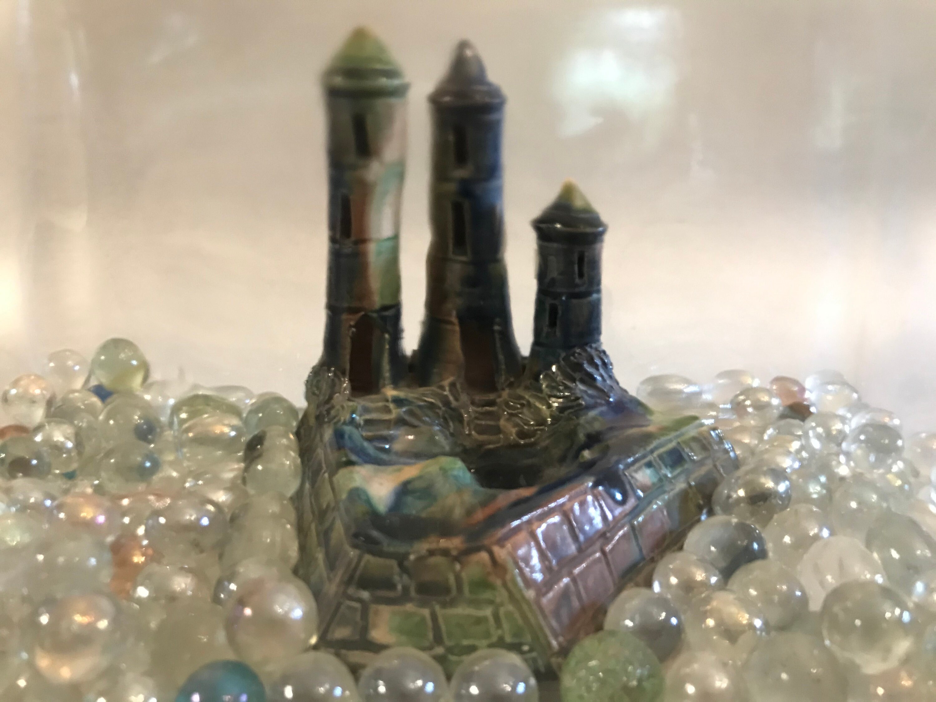 Vintage 1960's Aquarium Decor Castles Lighthouse Towers Etsy