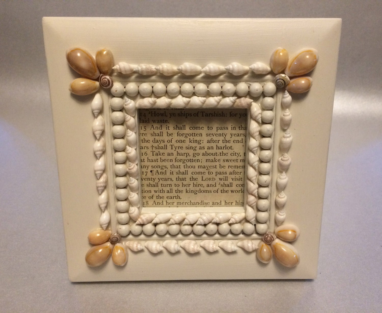 Handmade Seashell Picture Frame Shell Frame Beach Decor - Etsy