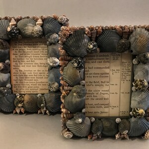 Handmade Shell Frame, Seashell Picture Frame, Sea Shell Photo Frame - Etsy