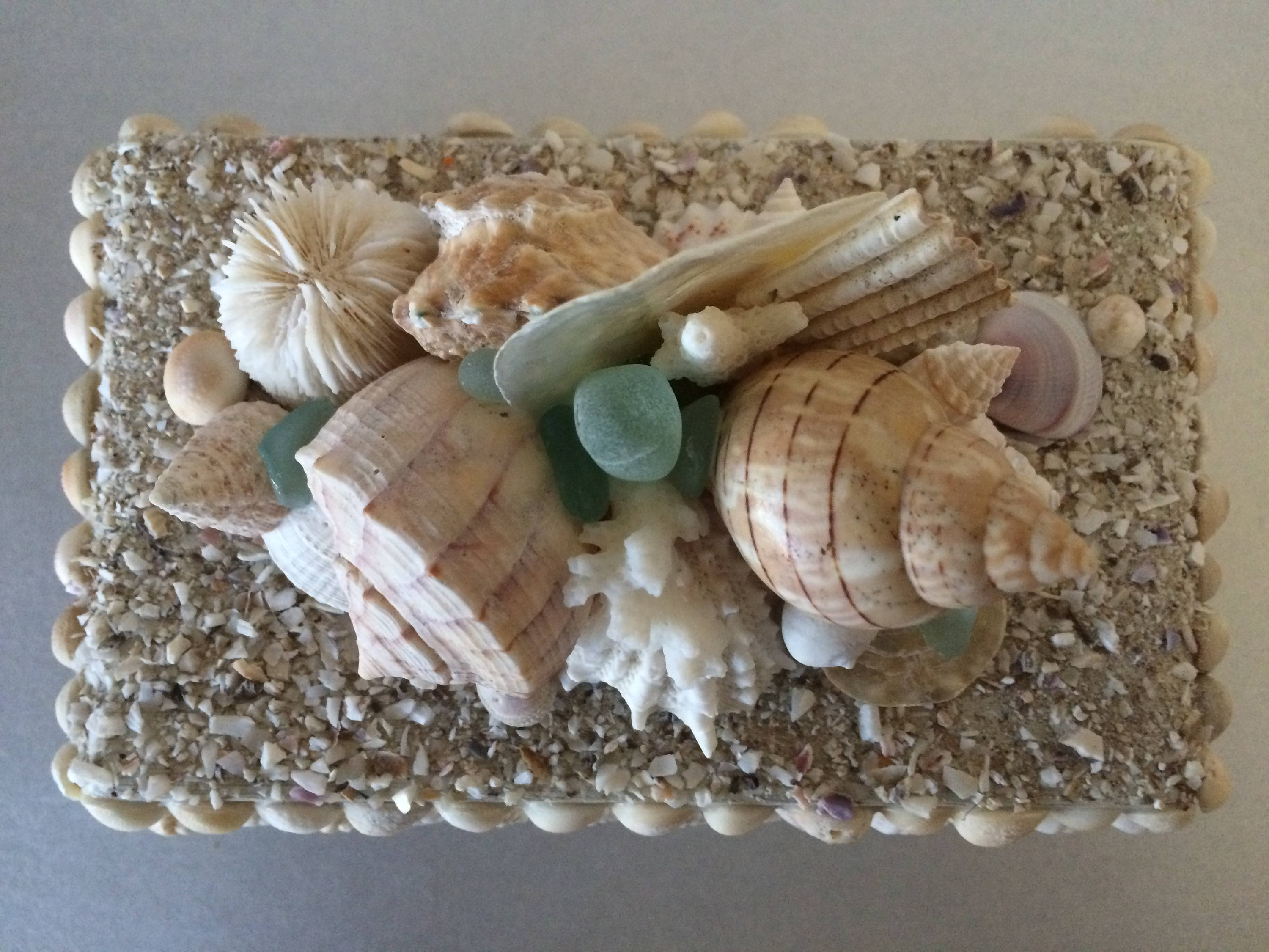 Handmade Seashell Box One-of-a-kind Shell Box Unique Art Gift | Etsy