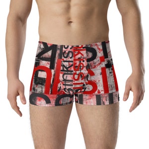 Boxer Briefs tight mens underwear - kissin