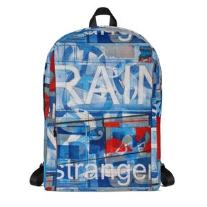 Backpack Daypack with front zipper - rain