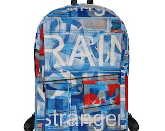 Backpack Daypack with front zipper - rain