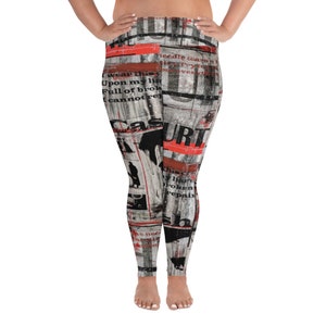 All-Over Print Plus Size Leggings