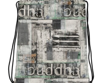 Drawstring bag projectbag - buddha yin