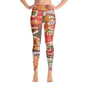Yoga Leggings with small inner pocket - slave to the rhythm