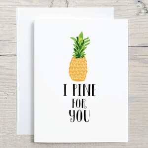 Lustig Sexy Valentinstag Ananas Jahrestag Karte - Karte für Mann Frau Freundin Freund - ich liebe dich Karte - freche Karte