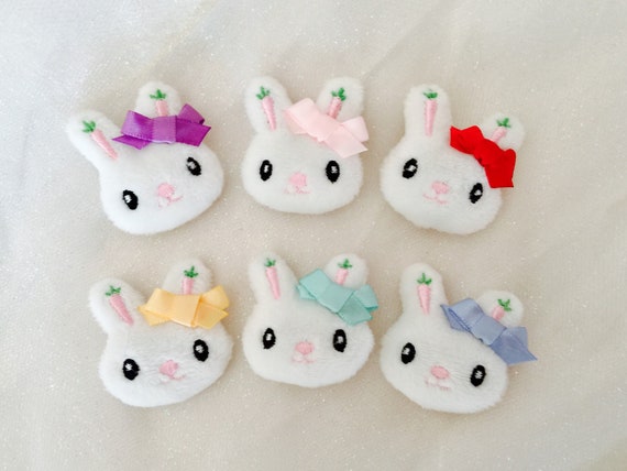 easter basket stuffers bunny bow easter hair clips Bunny ears easter accessories