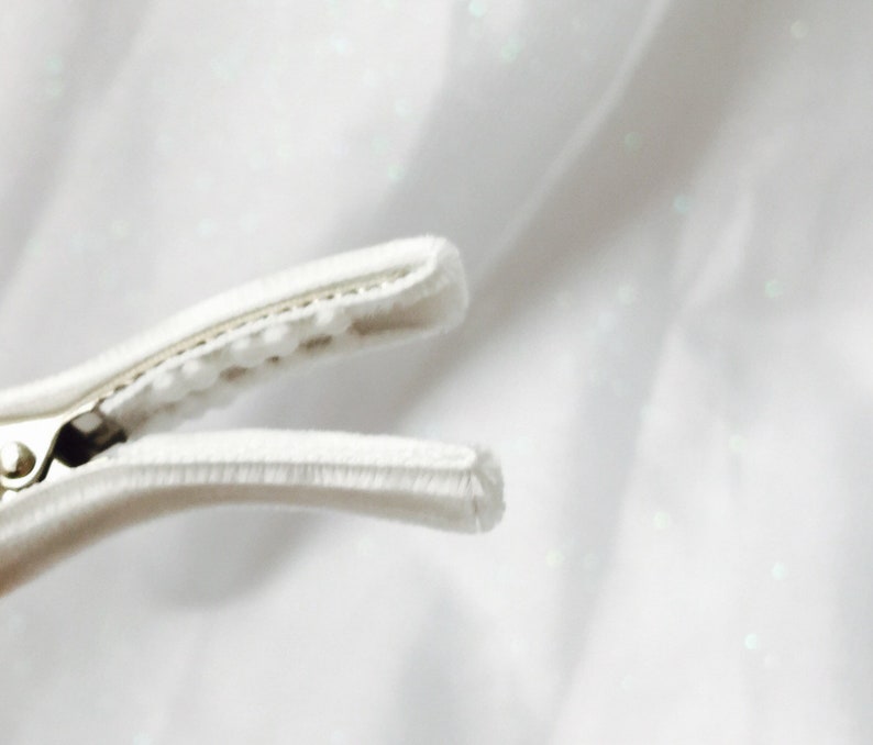 Fully lined baby hair clips velvet hair clips baby barrettes Etsy