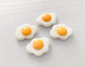 4 fried egg magnet set mini food magnets cute fridge magnet set locker magnets home kitchen decor kawaii magnets fun cooking magnets