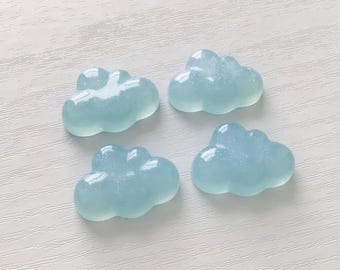 4 glittery cloud magnet set cute locker magnets mini fridge magnet set home decor whiteboard magnets teachers gift weather magnet dorm decor