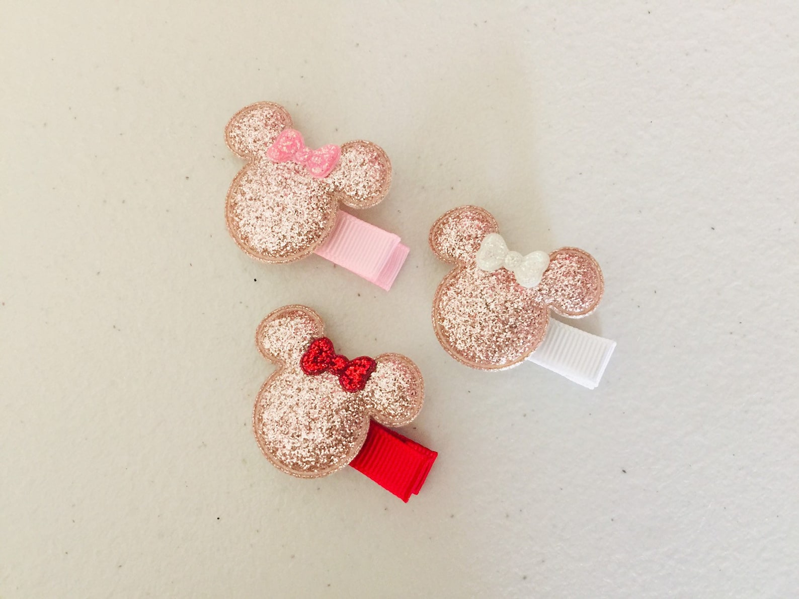 Fully Lined Baby Hair Clips Mini Hair Clips Minnie Mouse Etsy