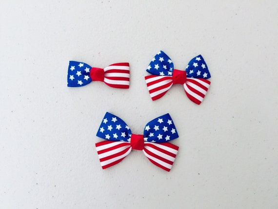 Fully Lined Barrette Memorial Day Fully Lined Baby Hair Clip Glitter Star Clips 4th of July