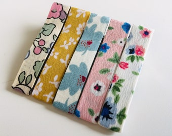 Fully lined baby hair clips toddler hair clips fabric hair clips flower hair clip non slip hair clips fabric hair clip set girls hair clip